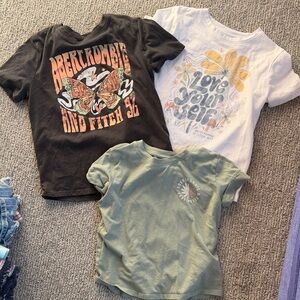Abercrombie & Fitch Kids Tees - Black, White, Green